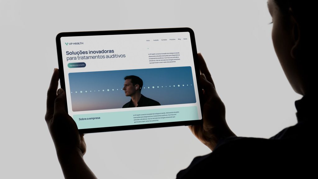VP HEALTH - Identidade Visual - Logotipo - Saude Auditiva