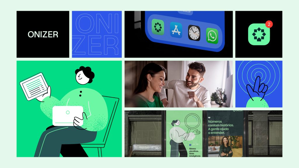 Onizer - Identidade Visual - Logotipo - Financeiro - App