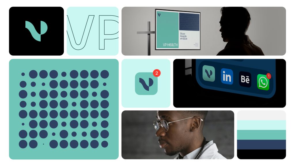 VP HEALTH - Identidade Visual - Logotipo - Saude Auditiva