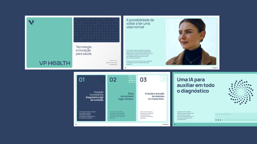 VP HEALTH - Identidade Visual - Logotipo - Saude Auditiva