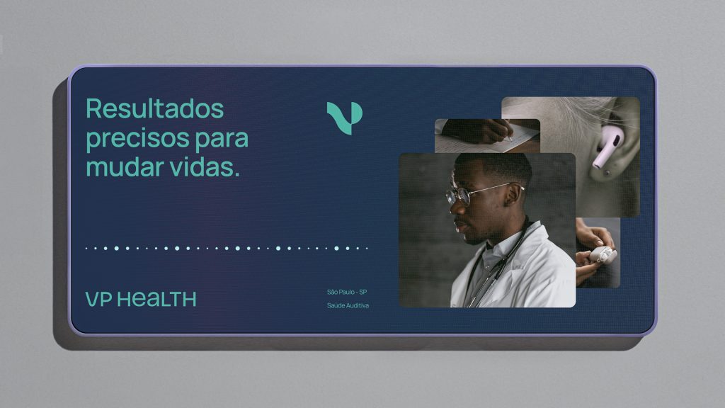 VP HEALTH - Identidade Visual - Logotipo - Saude Auditiva