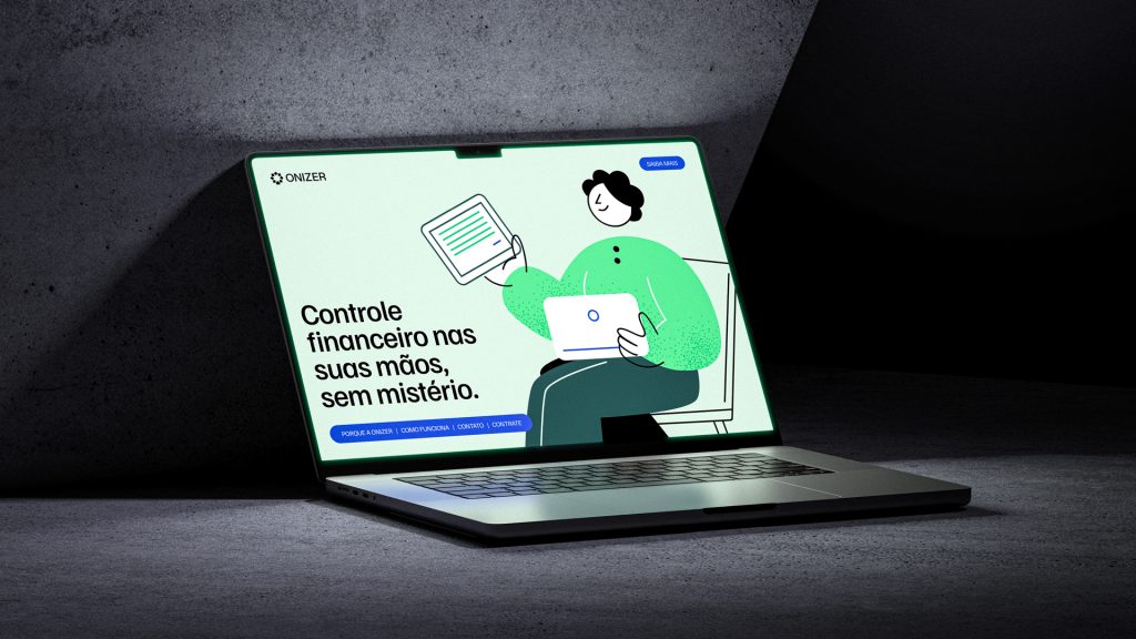 Onizer - Identidade Visual - Logotipo - Financeiro - App